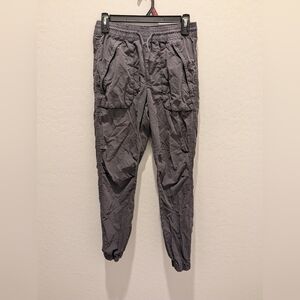 No Boundaries - Blue Grey Cargo Utility Joggers w Drawstring Waistband - Small